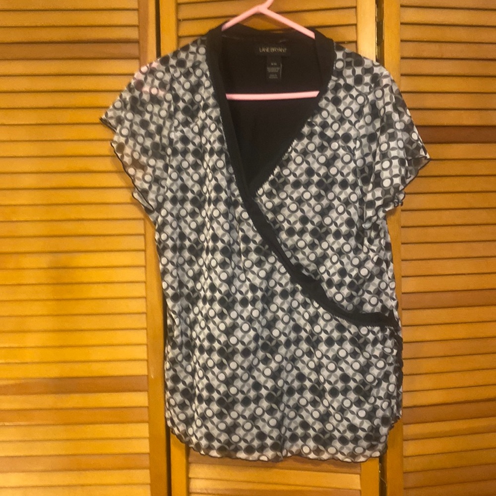 2022- Black and white top .
